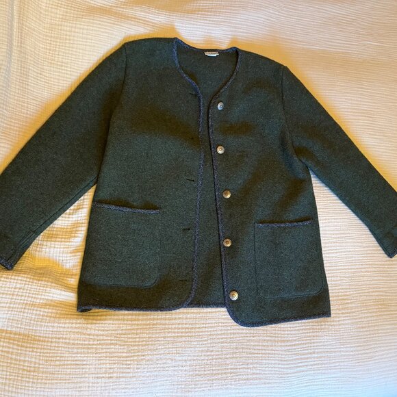 L.L. Bean Vintage Wool Coat - Picture 1 of 3